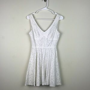 White lace dress
